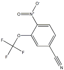 4-nitro-3-(trifluoromethoxy)benzonitrile 结构式