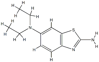 2,6-Benzothiazolediamine,N6,N6-diethyl-(9CI) Struktur
