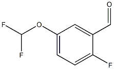 5-(difluoromethoxy)-2-fluorobenzaldehyde Structure