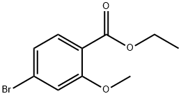 4-溴-2-甲氧基苯甲酸乙酯, 1214366-76-3, 结构式