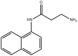 3-氨基-N-(1-萘基)丙酰胺,121494-81-3,结构式