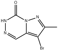 3-bromo-2-methylpyrazolo[1,5-d][1,2,4]triazin-7(6H)-one(SALTDATA: FREE) Struktur