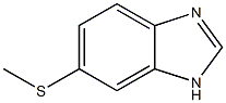 1H-Benzimidazole,5-(methylthio)-(9CI) 结构式