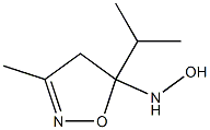 5-Isoxazolamine,4,5-dihydro-N-hydroxy-3-methyl-5-(1-methylethyl)-(9CI)|