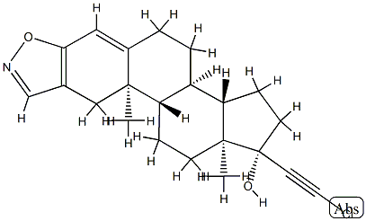 21-chlorodanazol Struktur