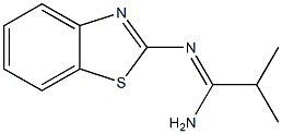 2-Benzothiazolamine,N-[(1-methylethyl)carbonimidoyl]-(9CI) Structure