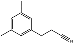 Benzenepropanenitrile, 3,5-diMethyl- Structure