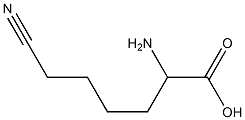 Norleucine,6-cyano-(9CI) Structure