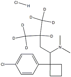 SibutraMine-d7 Hydrochloride,1217175-13-7,结构式
