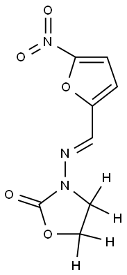 フラゾリドン-D4 化学構造式