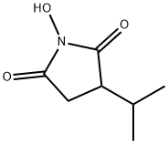 2,5-Pyrrolidinedione,1-hydroxy-3-(1-methylethyl)-(9CI) 结构式