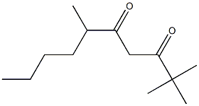 2,2,6-三甲基-3,5-癸烷二酮, 1217863-44-9, 结构式
