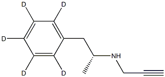 N-DesMethyl Selegiline-D5/ DesMethyl deprenyl-D5,1217977-04-2,结构式