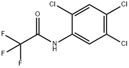 2,2,2-trifluoro-N-(2,4,5-trichlorophenyl)acetamide,121806-50-6,结构式