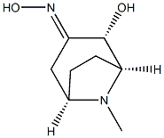 8-Azabicyclo[3.2.1]octan-3-one,2-hydroxy-8-methyl-,oxime,(1-alpha-,2-bta-,3E,5-alpha-)-(9CI) Struktur