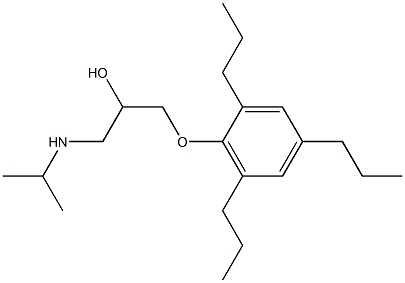1-(4,6-propyl)dihydroalprenolol 结构式