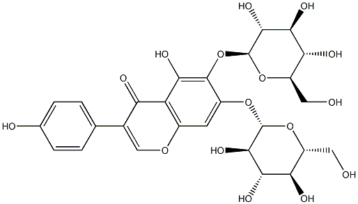 5,6,7,40-tetrahydroxyisoflavone-6,7-di-O-β-D-glucopyranoside