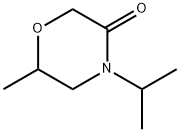 3-Morpholinone,6-methyl-4-(1-methylethyl)-(9CI) 结构式