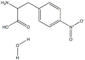 2-氨基-3-(4-硝基苯基)丙酸水合物,1219413-86-1,结构式