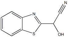 2-Benzothiazoleacetonitrile,alpha-hydroxy-(9CI) Struktur