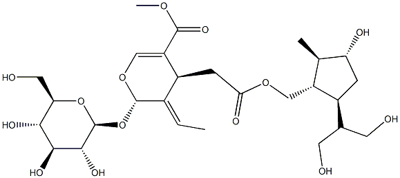 9?″-Hydroxyjasmesoside Structure