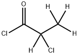(±)-2-Chloropropionyl--d4 Chloride Struktur