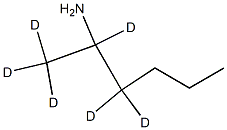 (±)-2-AMinohexane--d6 Struktur