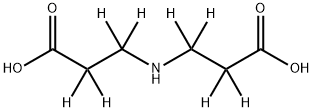 Β‐イミノジ(プロピオン酸‐2,2,3,3‐D4) 化学構造式