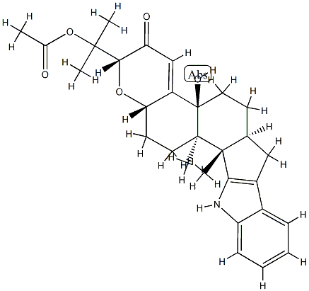 1'-O-acetylpaxilline,121998-08-1,结构式