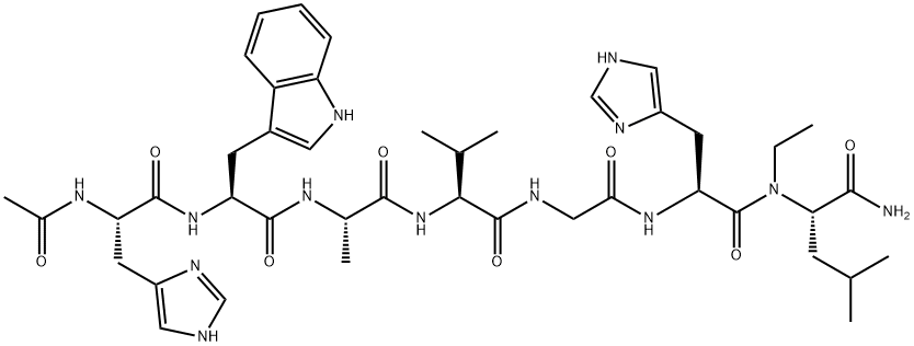 N-acetyl-gastrin releasing peptide (20-26) ethyl ester Structure
