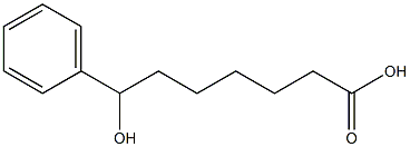 7-hydroxy-7-phenylheptanoic acid(Seratrodast inteMediate) Structure