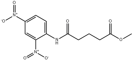 Pentanoic acid, 5-[(2,4-dinitrophenyl)amino]-5-oxo-, methyl ester Structure