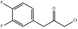 3-氯-4',5'-二氟苯丙酮 结构式