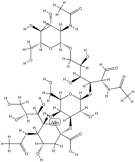 N-acetylneuraminyl(2-3)galactosyl(1-3)-N-acetylglucosyl(1-6)-N-acetylgalactose|