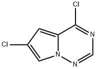 4,6-Dichloropyrrolo[2,1-f][1,2,4]triazine Struktur