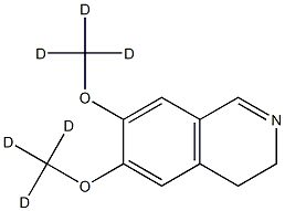 D6-6,7-dimethoxy-3,4-dihydroisoquinoline Struktur