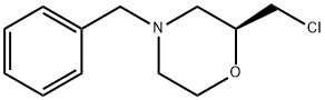 (S)-4-benzyl-2-(chloromethyl)morpholine 化学構造式