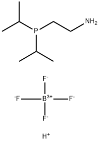 2-(Di-i-propylphosphonium)ethylammonium bis(tetrafluoroborate) 化学構造式