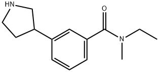 1224049-73-3 N-Ethyl-N-methyl-3-pyrrolidin-3-yl-benzamide