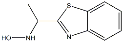 2-Benzothiazolemethanamine,N-hydroxy-alpha-methyl-(9CI) Structure