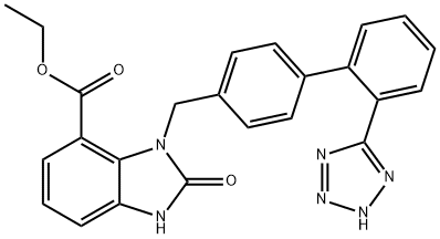 O-Desetheyl Candesartan Ethyl Ester Struktur