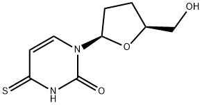 3,4-ジヒドロ-1-[(5β-ヒドロキシメチルテトラヒドロフラン)-2β-イル]-4-チオキソピリミジン-2(1H)-オン 化学構造式