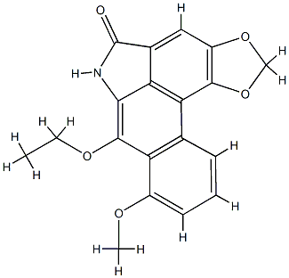 9-ethoxyaristololactam 化学構造式