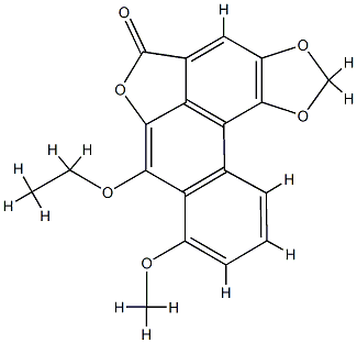 9-ethoxyaristolactone Struktur