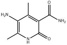 5-amino-4,6-dimethyl-2-oxo-1,2-dihydro-3-pyridinecarboxamide(SALTDATA: FREE) Structure