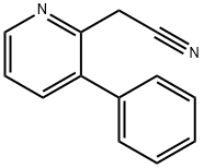 2-(3-phenylpyridin-2-yl)acetonitrile Structure