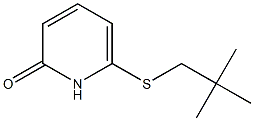 2(1H)-Pyridinone,6-[(2,2-dimethylpropyl)thio]-(9CI),122754-62-5,结构式