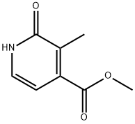 Methyl 3-Methyl-2-oxo-1,2-dihydropyridine-4-carboxylate Struktur