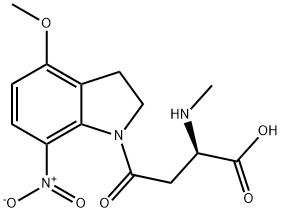 MNI-ケージド-NMDA 化学構造式