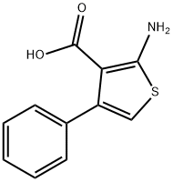 2-AMINO-4-PHENYL-THIOPHENE-3-CARBOXYLIC ACID Structure